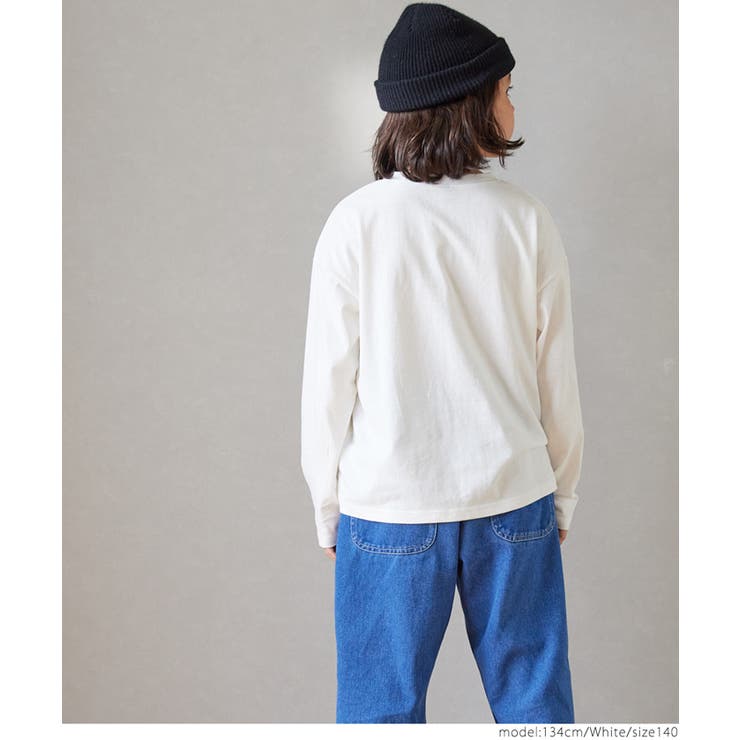 カレッジロゴビッグ長袖Tシャツ ボーイズ キッズ | coca | 詳細画像3 