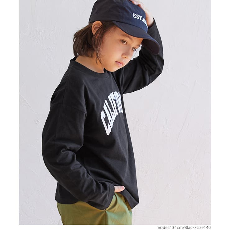 カレッジロゴビッグ長袖Tシャツ ボーイズ キッズ | coca | 詳細画像10 