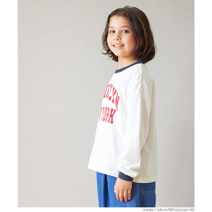 リンガーカレッジ長袖Tシャツ キッズ[品番：PA000016343]｜coca