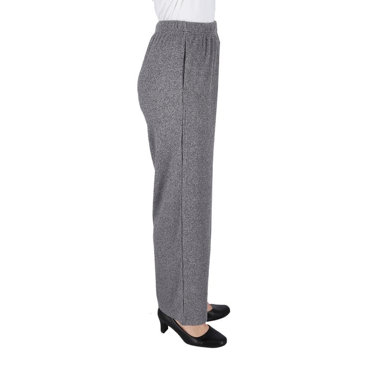 限定値下▶projectr ランペ　ニット パンツ　M SLY（スライ）の「RANDOM BORDER KNIT PT ランダムボーダー