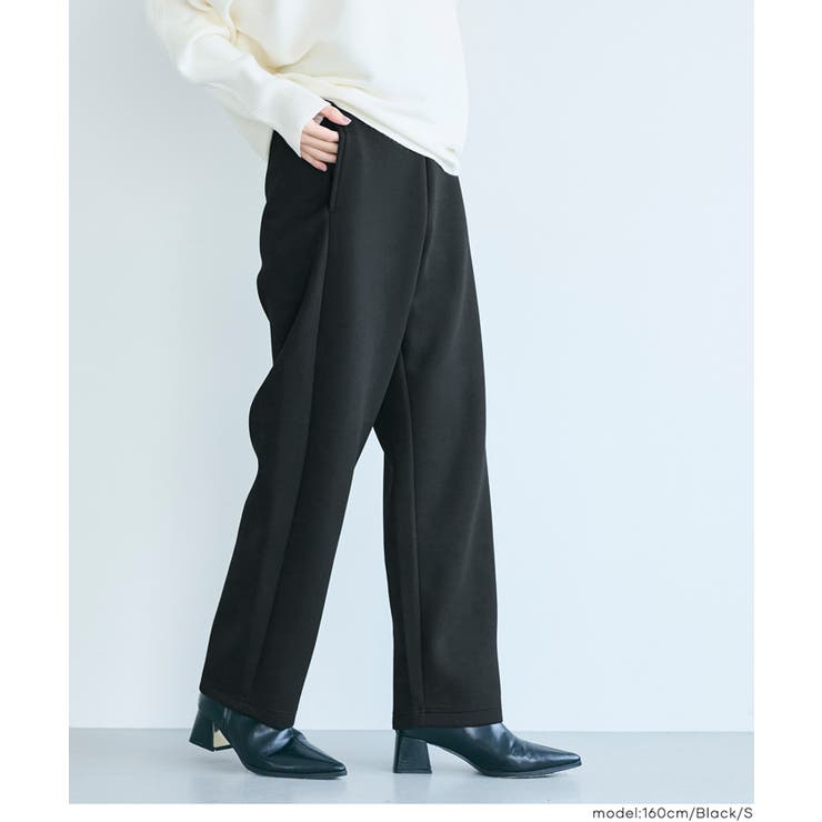 ラクもキレイ見えも叶える、ソフトスウェットカーブパンツ | coca | 詳細画像14 