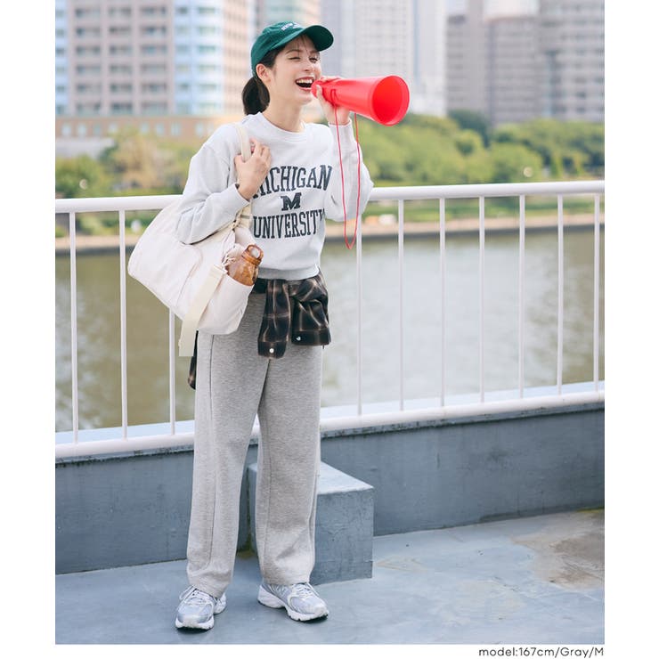 ラクもキレイ見えも叶える、ソフトスウェットカーブパンツ | coca | 詳細画像17 