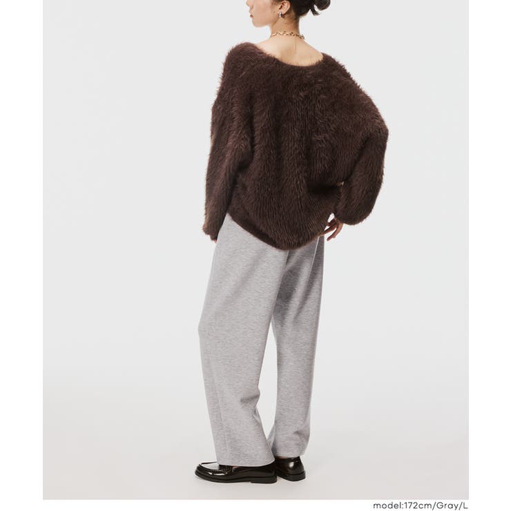 ラクもキレイ見えも叶える、ソフトスウェットカーブパンツ | coca | 詳細画像20 