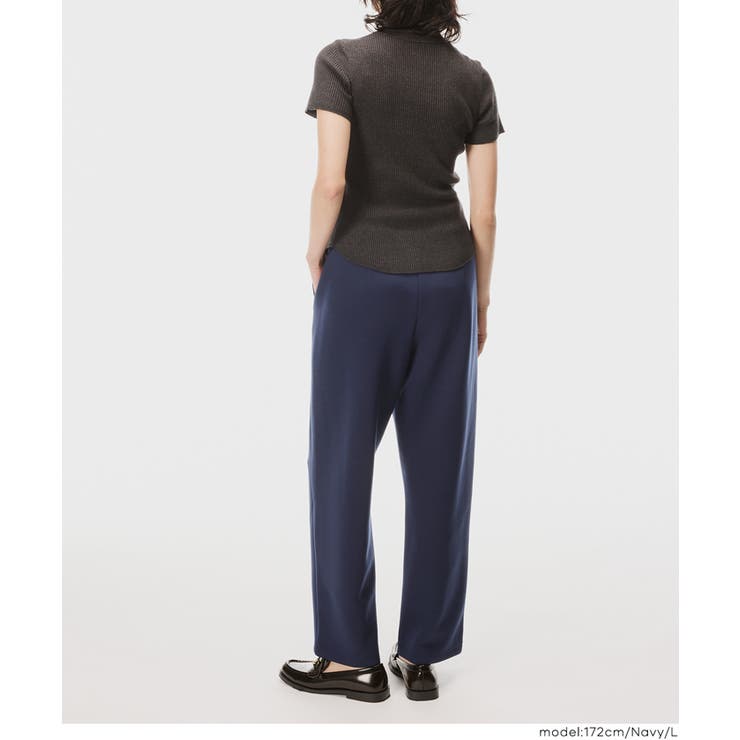 ラクもキレイ見えも叶える、ソフトスウェットカーブパンツ | coca | 詳細画像23 