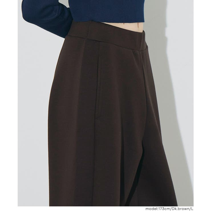 ラクもキレイ見えも叶える、ソフトスウェットカーブパンツ | coca | 詳細画像27 