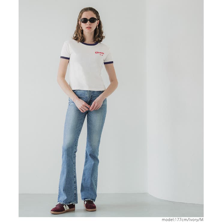 ロゴリンガーTシャツ レディース | coca | 詳細画像3 