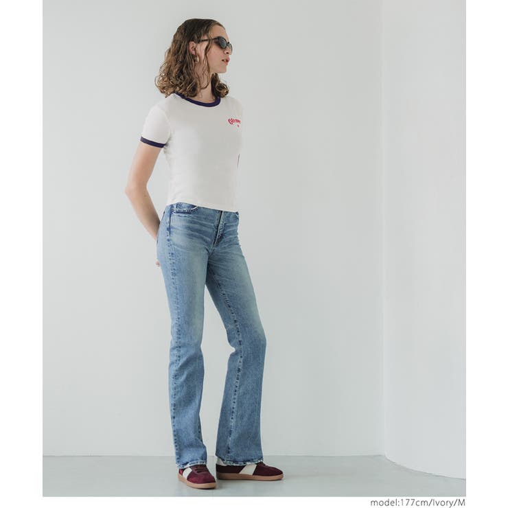 ロゴリンガーTシャツ レディース | coca | 詳細画像5 