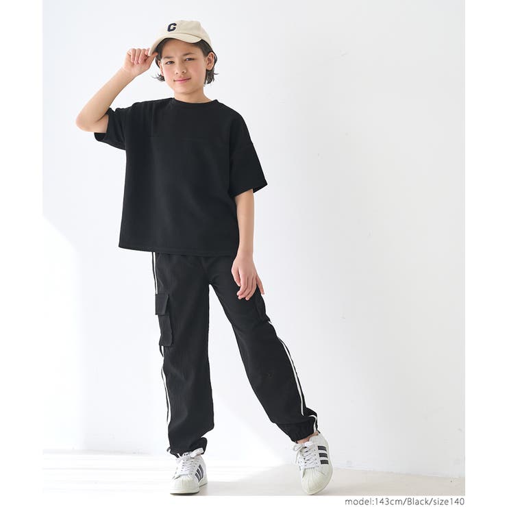 エンボスフットボールトップス キッズ | coca | 詳細画像6 