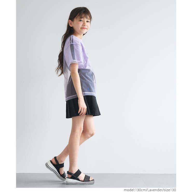 チュールレイヤードTシャツ キッズ | coca | 詳細画像9 