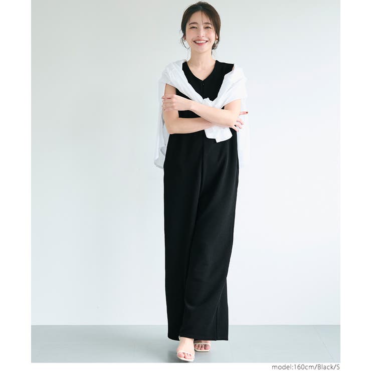 エンボス加工×ジップデザインで魅せる、エンボスフロントジップオールインワン | coca | 詳細画像20 