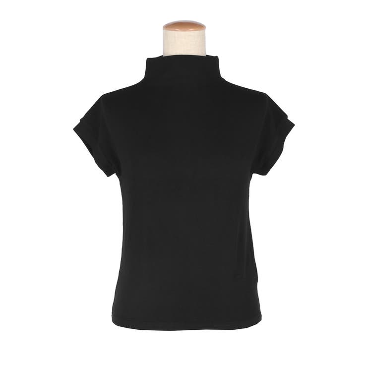 テレコリブハイネックTシャツ レディース | coca | 詳細画像5 