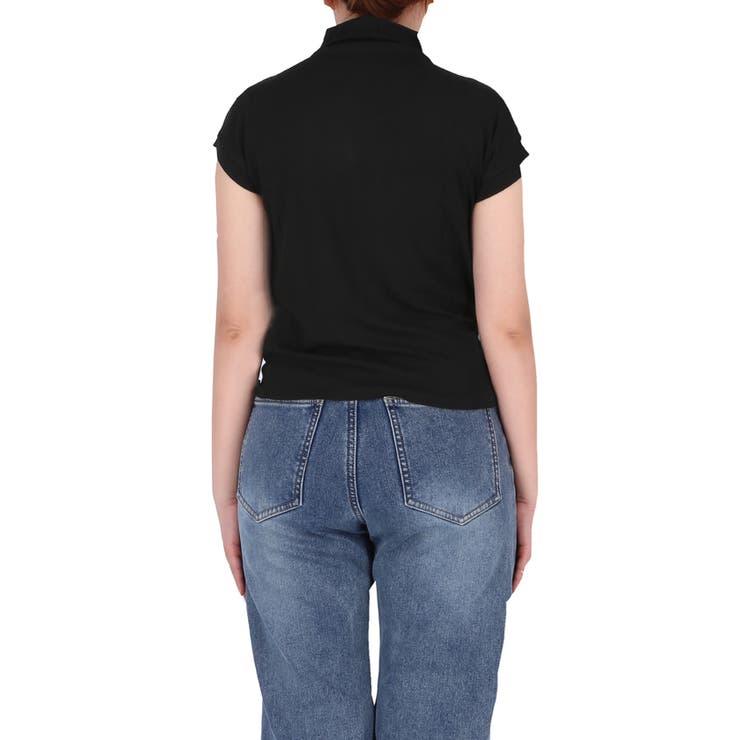 テレコリブハイネックTシャツ レディース | coca | 詳細画像8 