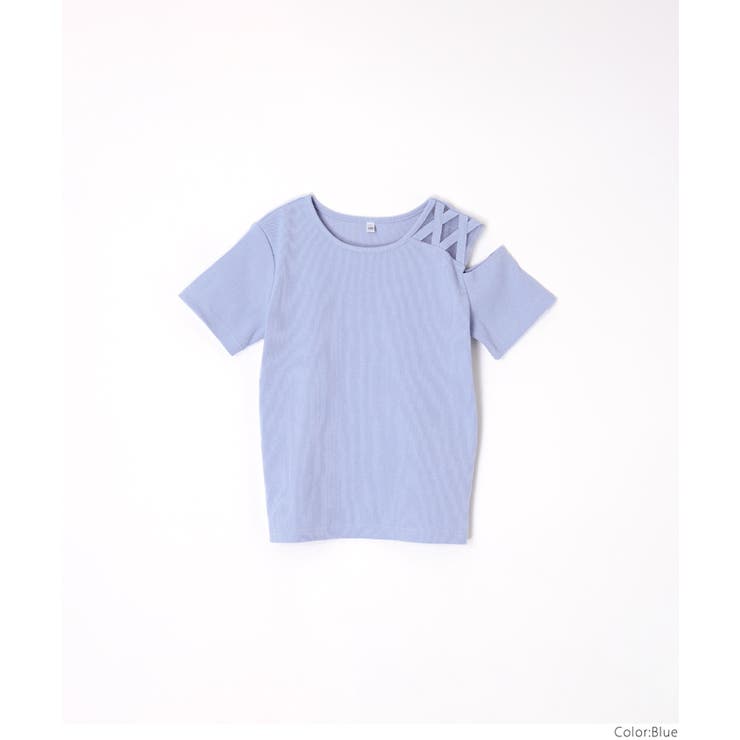 リブ肩スリットトップス キッズ | coca | 詳細画像13 