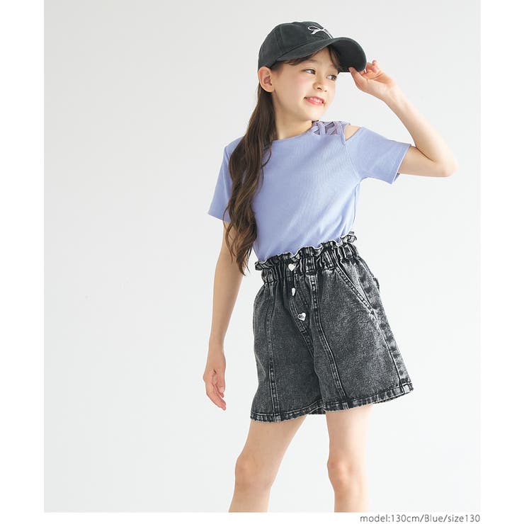 リブ肩スリットトップス キッズ | coca | 詳細画像10 