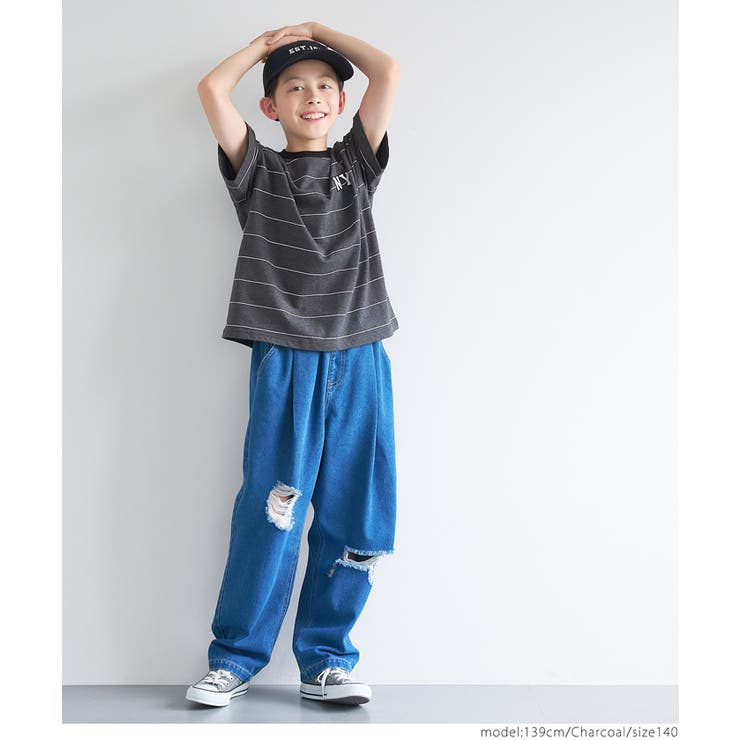 ボーダーワッペンTシャツ キッズ | coca | 詳細画像2 
