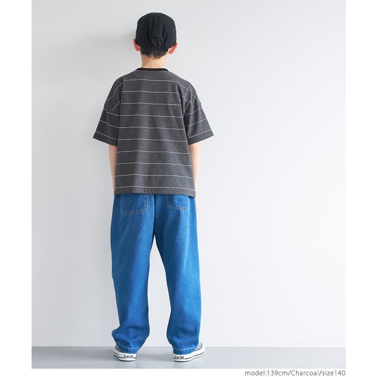 ボーダーワッペンTシャツ キッズ | coca | 詳細画像4 