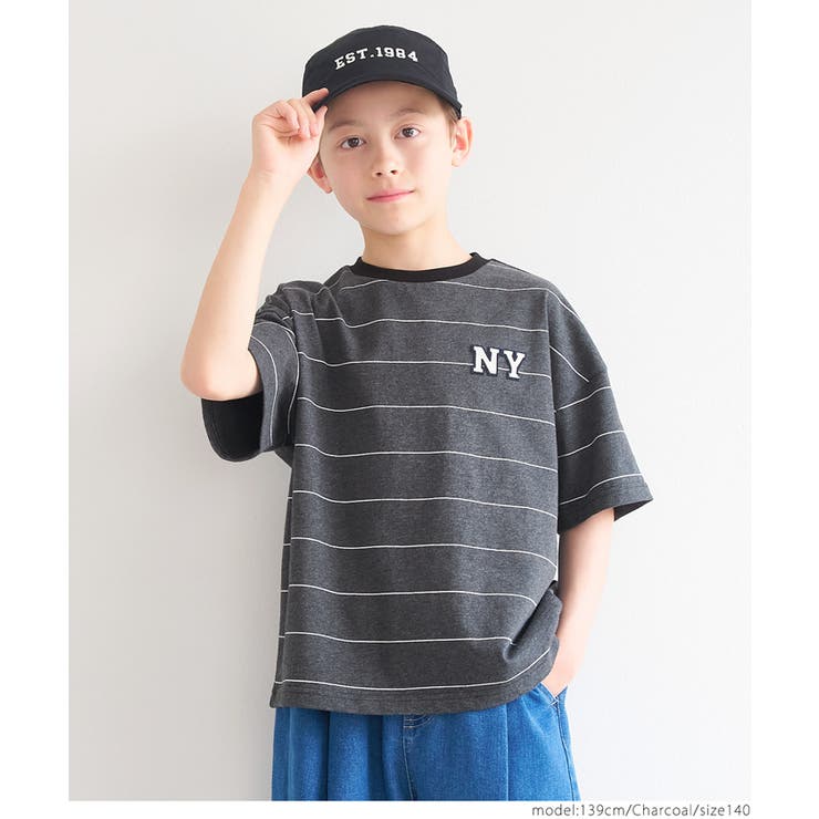 ボーダーワッペンTシャツ キッズ | coca | 詳細画像6 