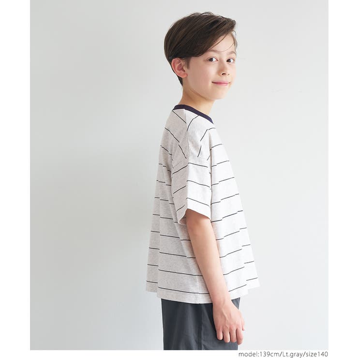 ボーダーワッペンTシャツ キッズ | coca | 詳細画像10 