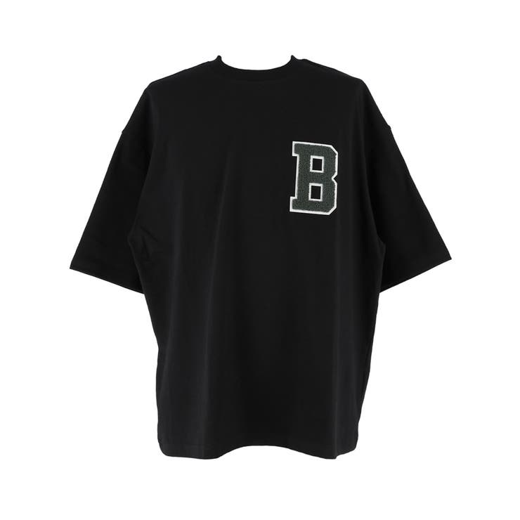 サガラ刺繍レタードワッペン半袖Tシャツ メンズ レディース | coca | 詳細画像5 