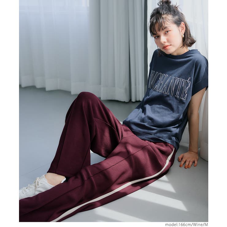 ジョーゼットラインパンツ レディース[品番：PA000017266]｜coca