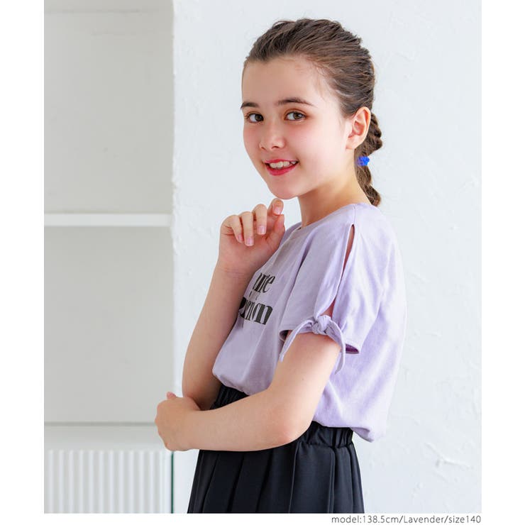 袖リボン結びTシャツ キッズ | coca | 詳細画像11 