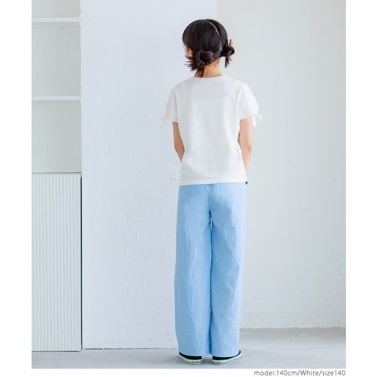 袖リボン結びTシャツ キッズ | coca | 詳細画像4 