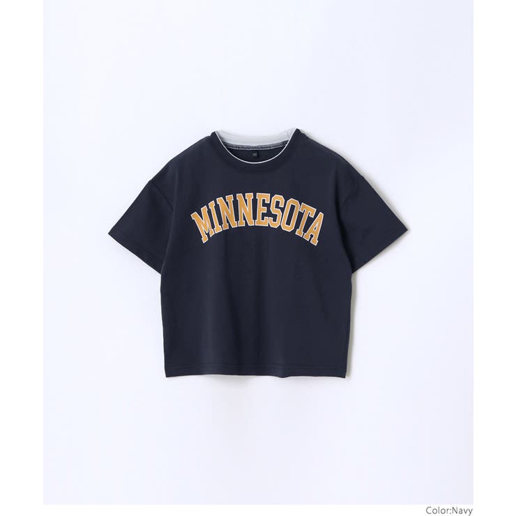 ネックレイヤードTシャツ キッズ | coca | 詳細画像15 