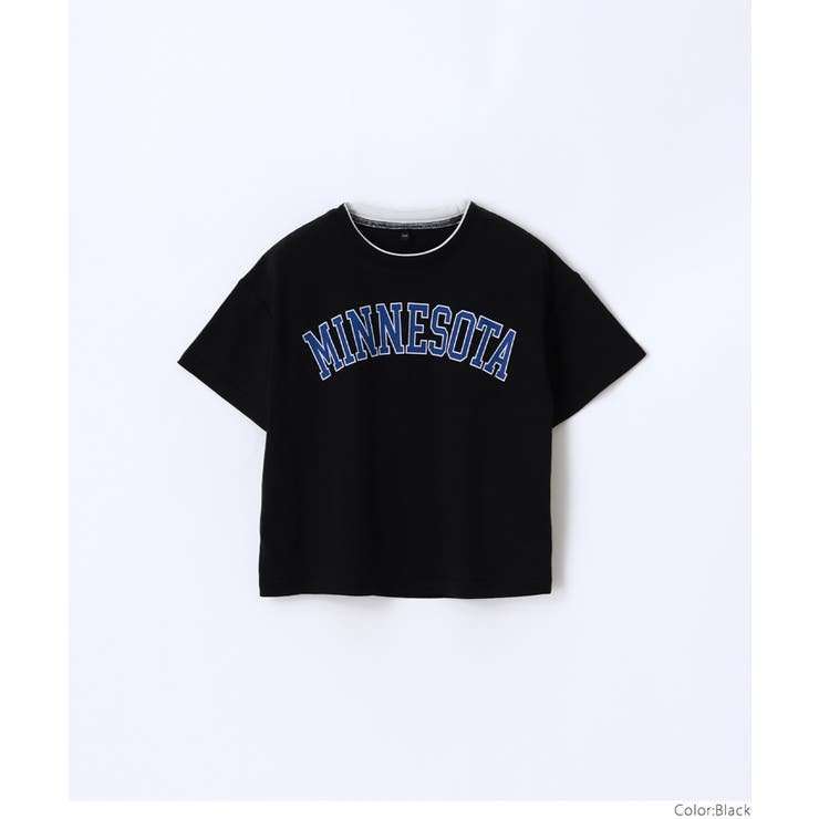 ネックレイヤードTシャツ キッズ | coca | 詳細画像16 