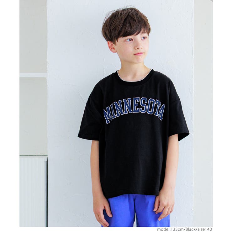 ネックレイヤードTシャツ キッズ | coca | 詳細画像8 