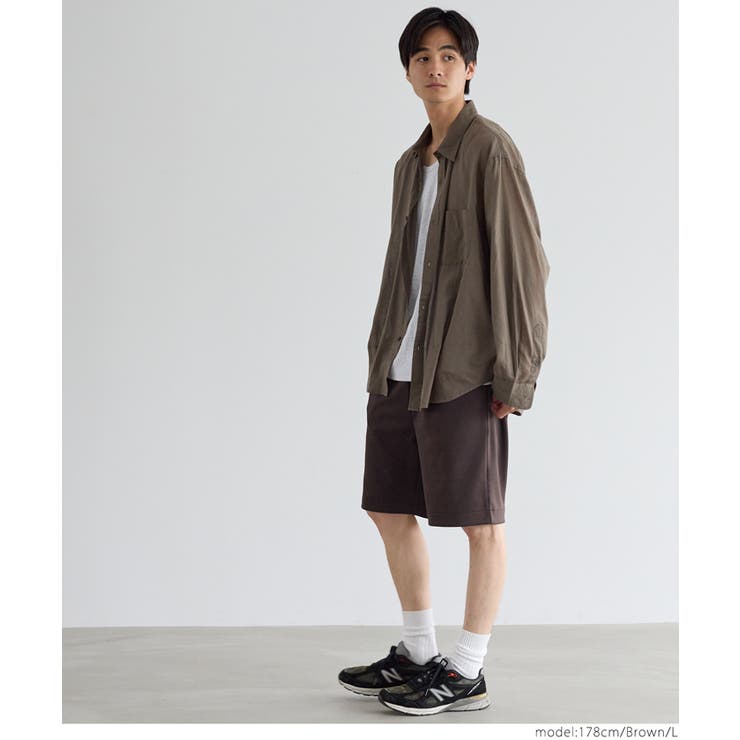 ストレッチダンボールニットショートパンツ メンズ | coca | 詳細画像12 