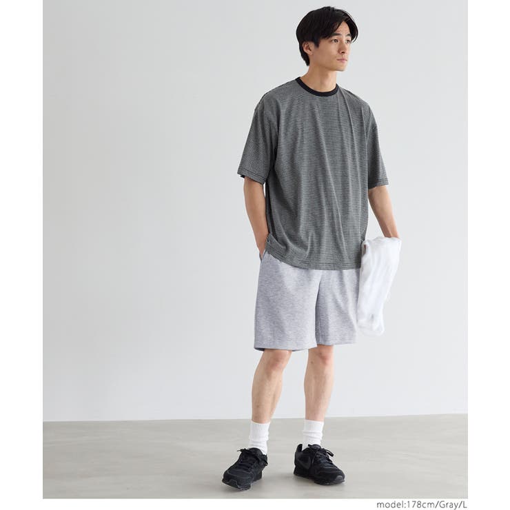 ストレッチダンボールニットショートパンツ メンズ | coca | 詳細画像17 