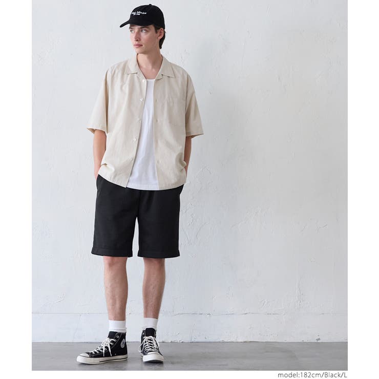 ストレッチダンボールニットショートパンツ メンズ | coca | 詳細画像6 