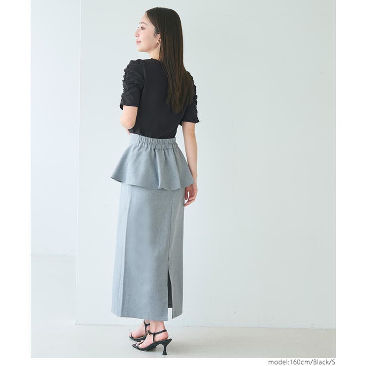 シルキータッチ 袖ギャザートップス | coca | 詳細画像11 