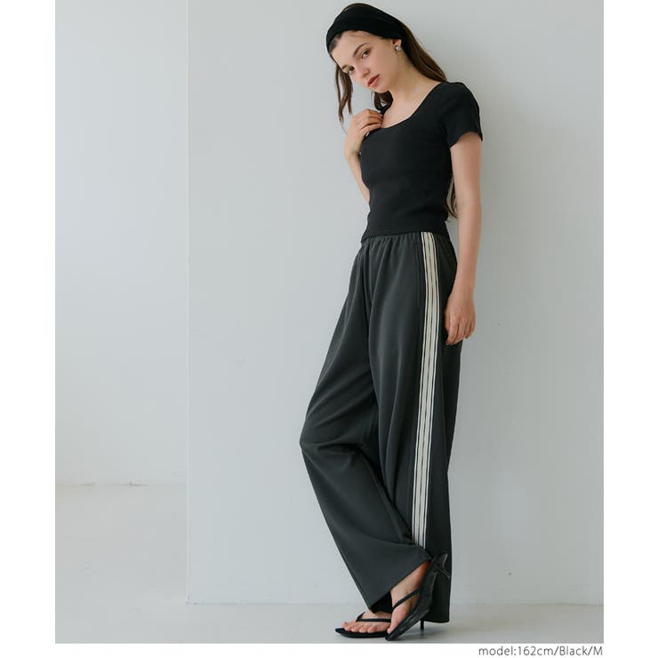 【カップ付き/3サイズ展開】OUT BRA 半袖クロップドトップス | coca | 詳細画像19 