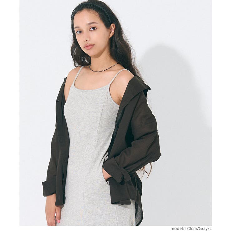 OUT BRA リブキャミワンピース | coca | 詳細画像13 