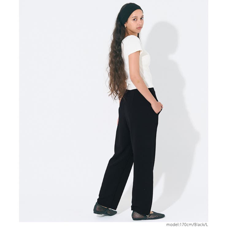 【速乾・イージーケア】エンボスカーブパンツ | coca | 詳細画像12 