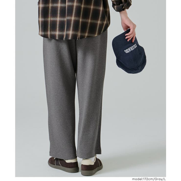 【速乾・イージーケア】エンボスカーブパンツ | coca | 詳細画像8 