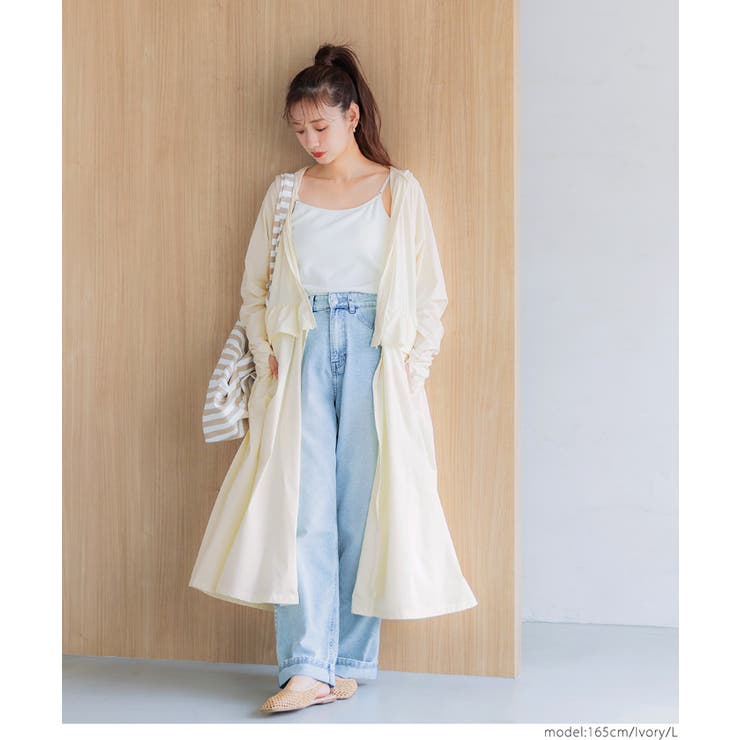 【UVカット/速乾】水陸両用UVカットワンピースパーカー | coca | 詳細画像12 