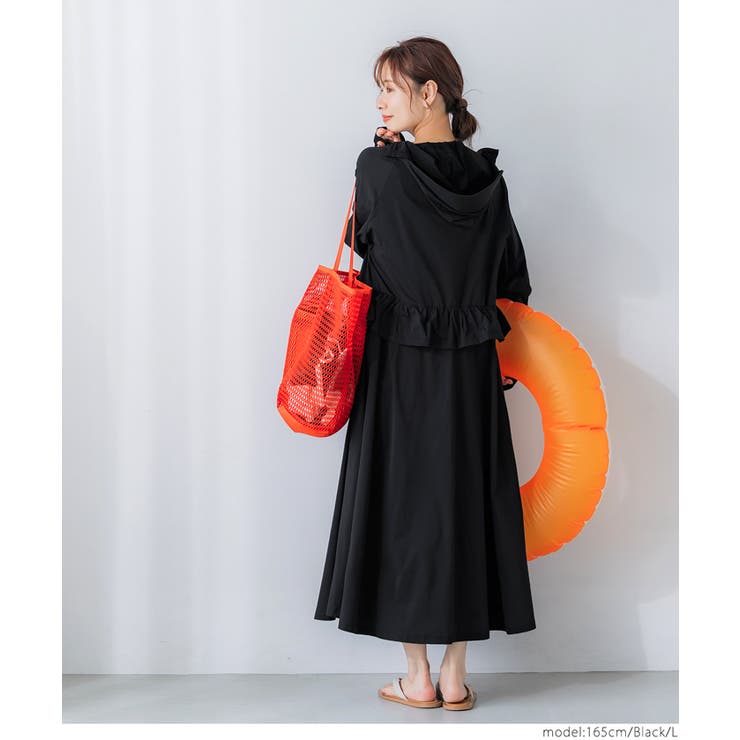 【UVカット/速乾】水陸両用UVカットワンピースパーカー | coca | 詳細画像21 