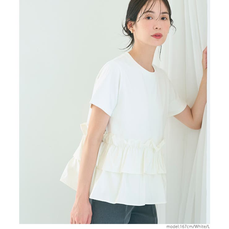 シルキータッチ ドッキングTシャツ | coca | 詳細画像11 