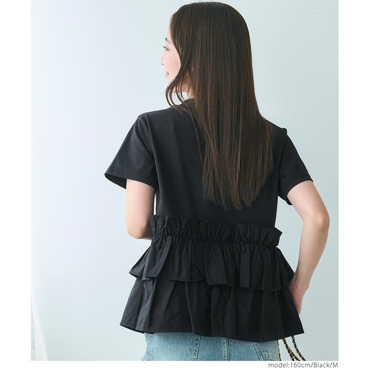 シルキータッチ ドッキングTシャツ | coca | 詳細画像15 