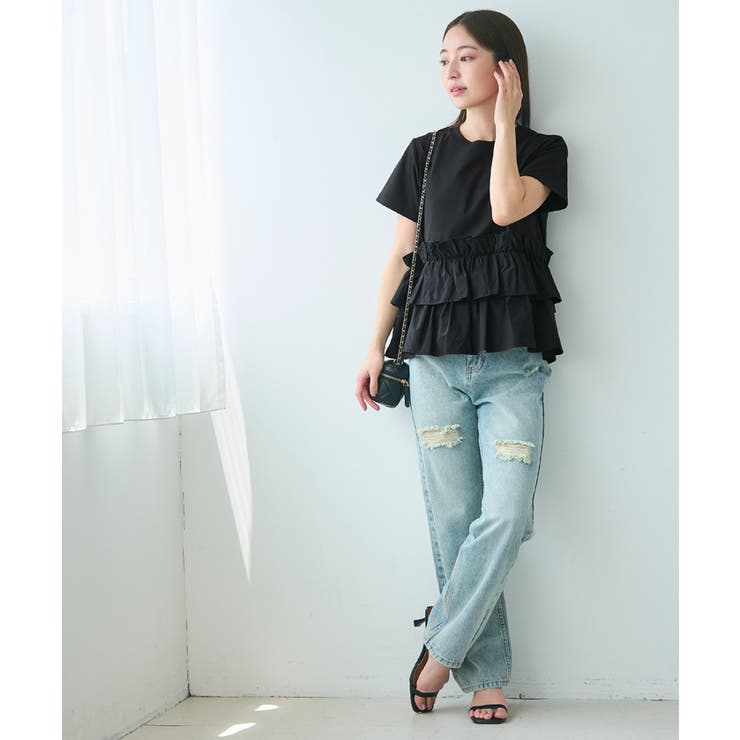 シルキータッチ ドッキングTシャツ | coca | 詳細画像17 