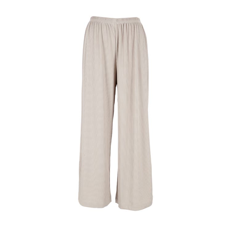 【3サイズ展開/シワになりにくい】リブリラックスパンツ | coca | 詳細画像2 