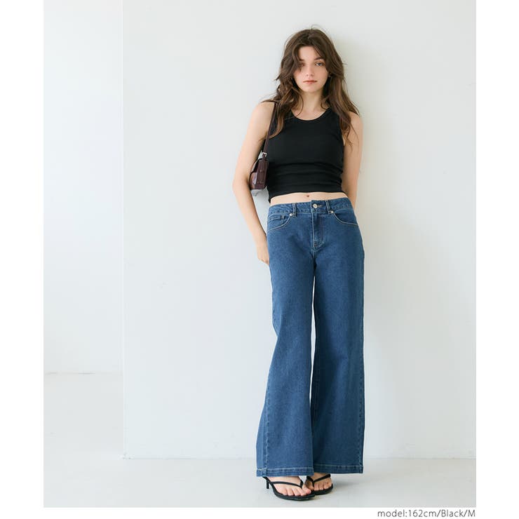 【カップ付き/3サイズ展開】OUT BRA クロップド丈タンクトップ | coca | 詳細画像15 