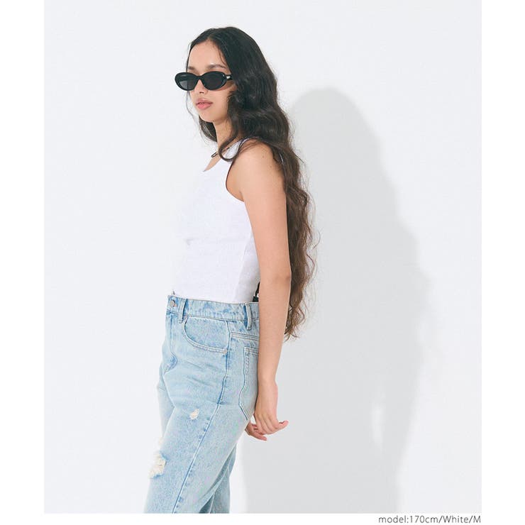 【カップ付き/3サイズ展開】OUT BRA クロップド丈タンクトップ | coca | 詳細画像8 