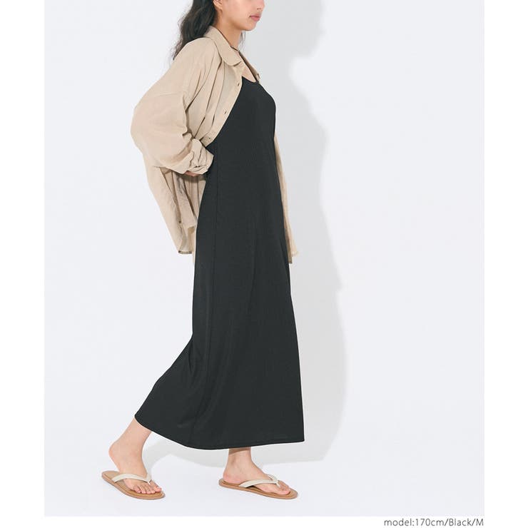 OUTBRA とろみリブキャミワンピース | coca | 詳細画像13 