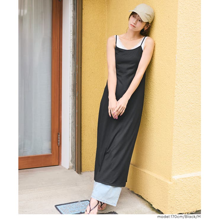 ＼26ss再入荷／OUTBRA とろみリブキャミワンピース | coca | 詳細画像7 