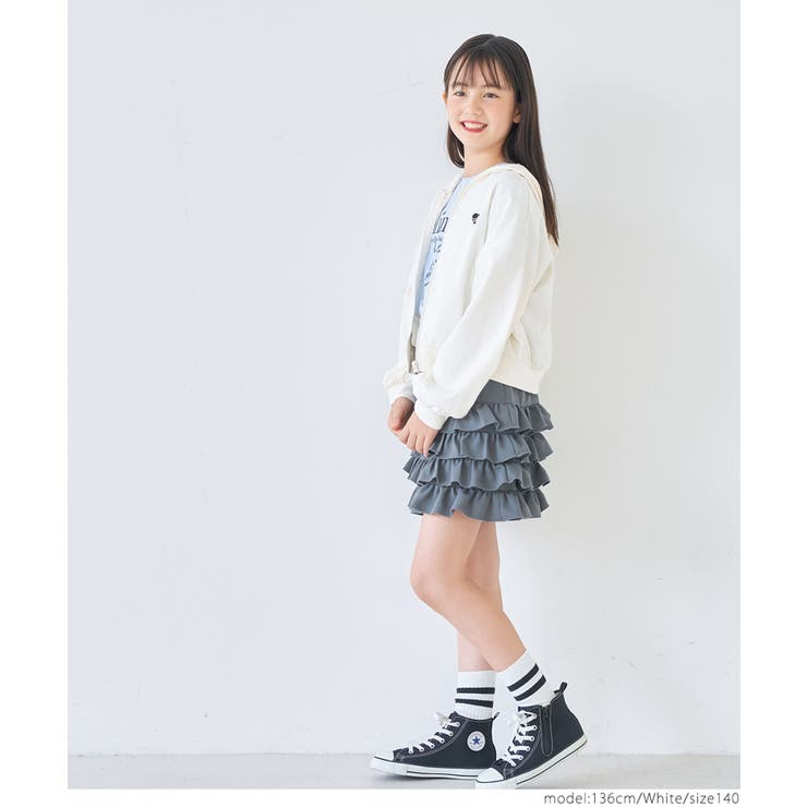 クマみみジップアップパーカー キッズ | coca | 詳細画像5 