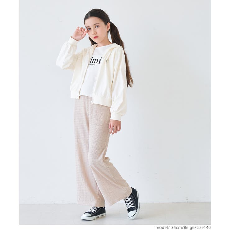 クマみみジップアップパーカー キッズ | coca | 詳細画像10 