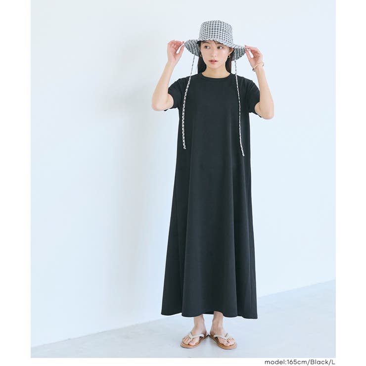ライトエンボスマキシワンピース【田中里奈様着用】[品番：PA000017272